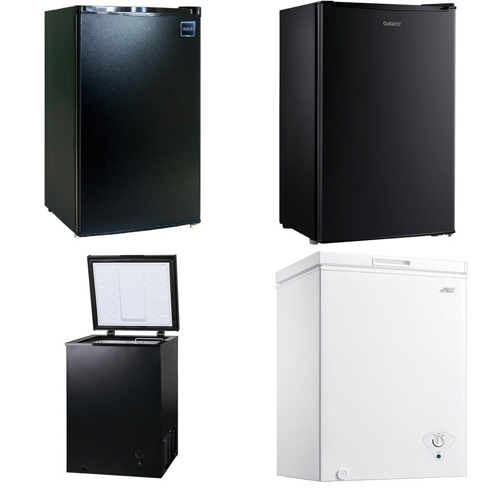 RCA 4.5 Cu ft Single Door Compact Refrigerator Rfr464, Black