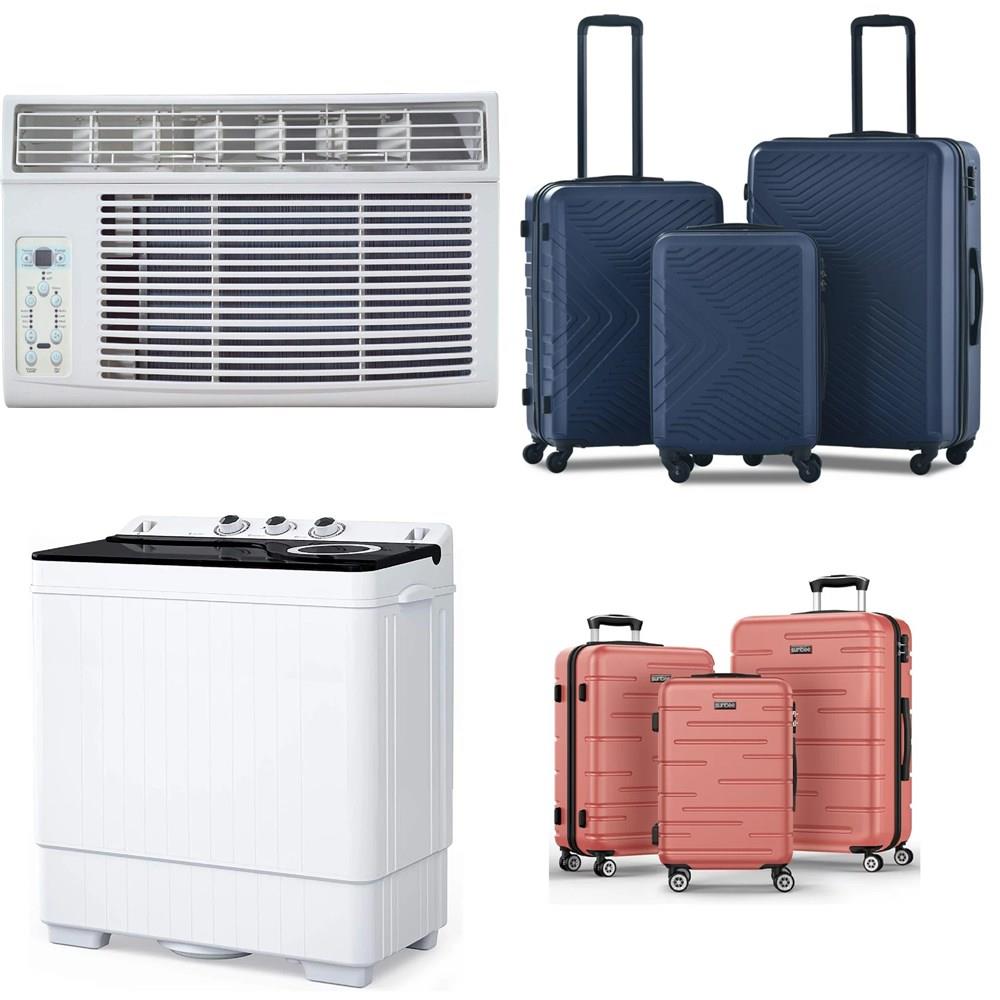 Pallet - 8 Pcs - Luggage, Dishwashers, Air Conditioners, Grills